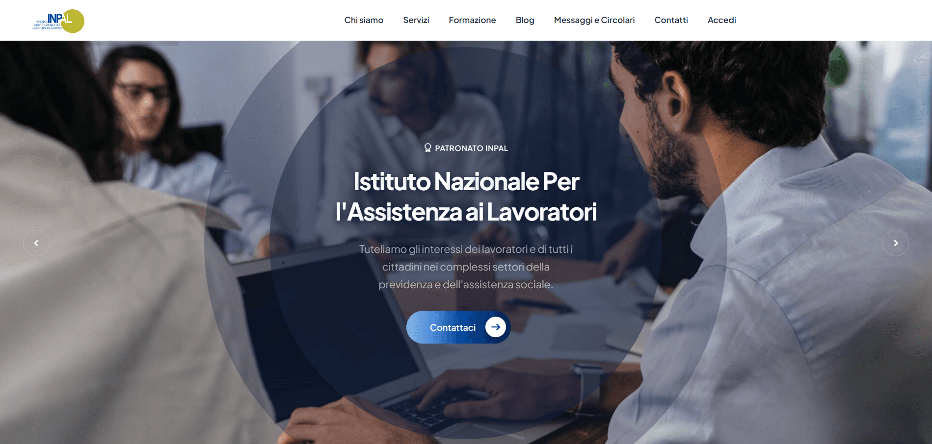 Patronato INPAL homepage